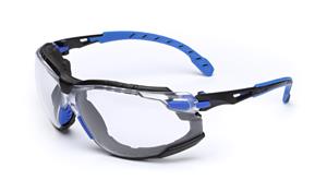 3M SOLUS CLEAR SCOTCHGUARD AF BLUE FRAME - Sealed Eyewear